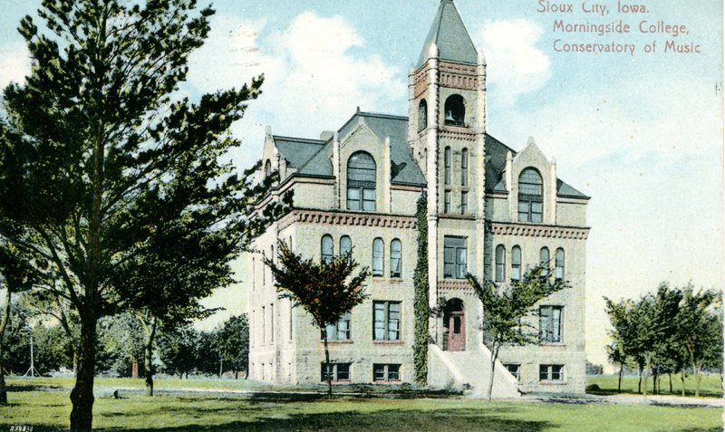 A 1912 Postcard of the Conservatory of Music