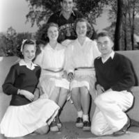 M'side College Cheerleaders of 1946