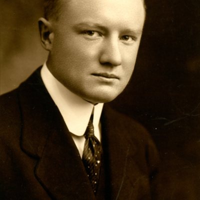 Scanned Portrait Photograph of James H. Lewis, Class of 1913